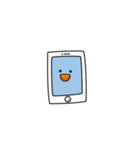 文字なしスマホ君（個別スタンプ：11）