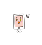 文字なしスマホ君（個別スタンプ：14）