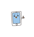 文字なしスマホ君（個別スタンプ：15）