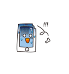 文字なしスマホ君（個別スタンプ：18）