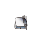 文字なしスマホ君（個別スタンプ：23）