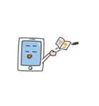 文字なしスマホ君（個別スタンプ：27）
