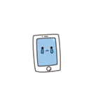 文字なしスマホ君（個別スタンプ：31）