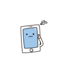 文字なしスマホ君（個別スタンプ：32）