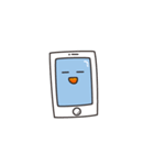 文字なしスマホ君（個別スタンプ：35）