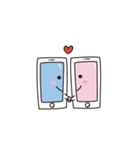 文字なしスマホ君（個別スタンプ：40）
