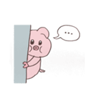 使いやすい！ゆるゆるブタスタンプ（個別スタンプ：8）