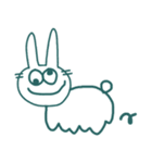 そこそこいないうさぎ（個別スタンプ：4）