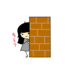 単純女の子ちゃん（個別スタンプ：9）
