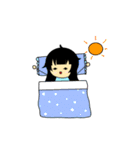 単純女の子ちゃん（個別スタンプ：11）