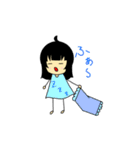 単純女の子ちゃん（個別スタンプ：12）