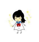 単純女の子ちゃん（個別スタンプ：13）