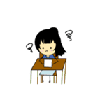 単純女の子ちゃん（個別スタンプ：14）