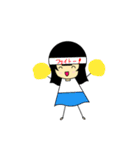 単純女の子ちゃん（個別スタンプ：20）