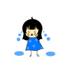 単純女の子ちゃん（個別スタンプ：22）