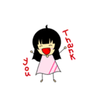 単純女の子ちゃん（個別スタンプ：24）