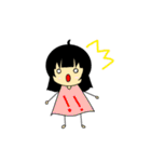 単純女の子ちゃん（個別スタンプ：27）