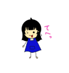 単純女の子ちゃん（個別スタンプ：28）