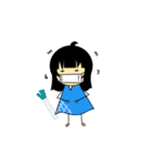 単純女の子ちゃん（個別スタンプ：30）