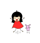 単純女の子ちゃん（個別スタンプ：36）
