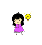 単純女の子ちゃん（個別スタンプ：38）