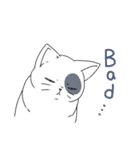 表情の多い猫（個別スタンプ：7）