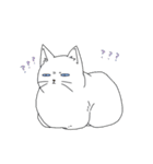 表情の多い猫（個別スタンプ：9）