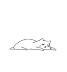 表情の多い猫（個別スタンプ：27）