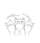 表情の多い猫（個別スタンプ：30）