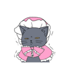 表情の多い猫（個別スタンプ：33）