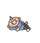 ゆにおくんとねこすけ（個別スタンプ：18）