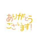 デコ文字風☆日常で使えるあいさつ敬語編（個別スタンプ：3）