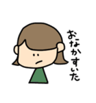 外ハネおんなのこの日常会話（個別スタンプ：36）