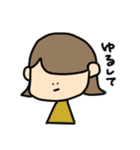 外ハネおんなのこの日常会話（個別スタンプ：37）