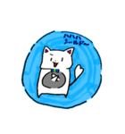 ハートしっぽニャン（個別スタンプ：2）