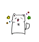 ハートしっぽニャン（個別スタンプ：5）