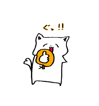 ハートしっぽニャン（個別スタンプ：6）