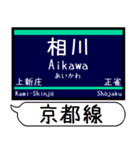 京都線 千里線 駅名 シンプル＆いつでも（個別スタンプ：7）