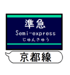 京都線 千里線 駅名 シンプル＆いつでも（個別スタンプ：31）