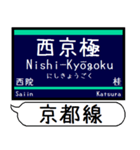 阪急京都線 嵐山線 駅名シンプル＆いつでも（個別スタンプ：5）