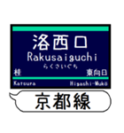 阪急京都線 嵐山線 駅名シンプル＆いつでも（個別スタンプ：7）