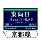 阪急京都線 嵐山線 駅名シンプル＆いつでも（個別スタンプ：8）