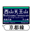 阪急京都線 嵐山線 駅名シンプル＆いつでも（個別スタンプ：11）