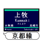 阪急京都線 嵐山線 駅名シンプル＆いつでも（個別スタンプ：14）