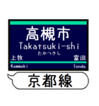 阪急京都線 嵐山線 駅名シンプル＆いつでも（個別スタンプ：15）