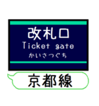 阪急京都線 嵐山線 駅名シンプル＆いつでも（個別スタンプ：23）