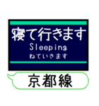 阪急京都線 嵐山線 駅名シンプル＆いつでも（個別スタンプ：25）