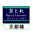 阪急京都線 嵐山線 駅名シンプル＆いつでも（個別スタンプ：30）