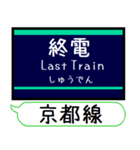 阪急京都線 嵐山線 駅名シンプル＆いつでも（個別スタンプ：33）