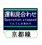 阪急京都線 嵐山線 駅名シンプル＆いつでも（個別スタンプ：40）